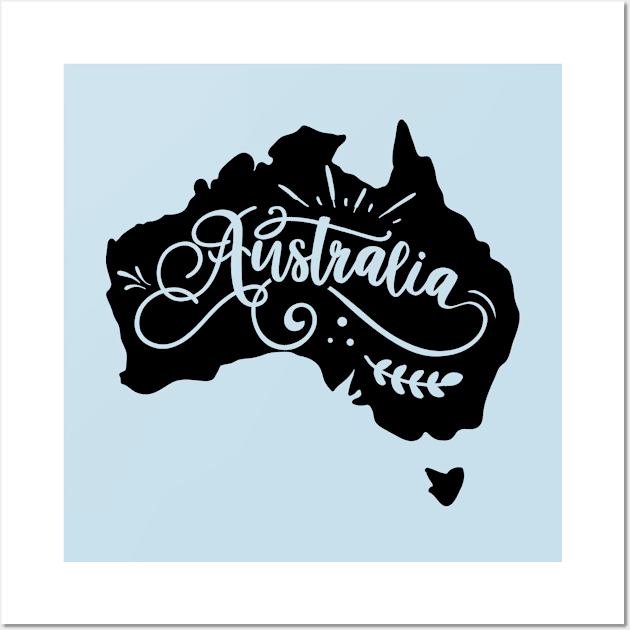 Australia Series: Word Art Wall Art by Jarecrow 